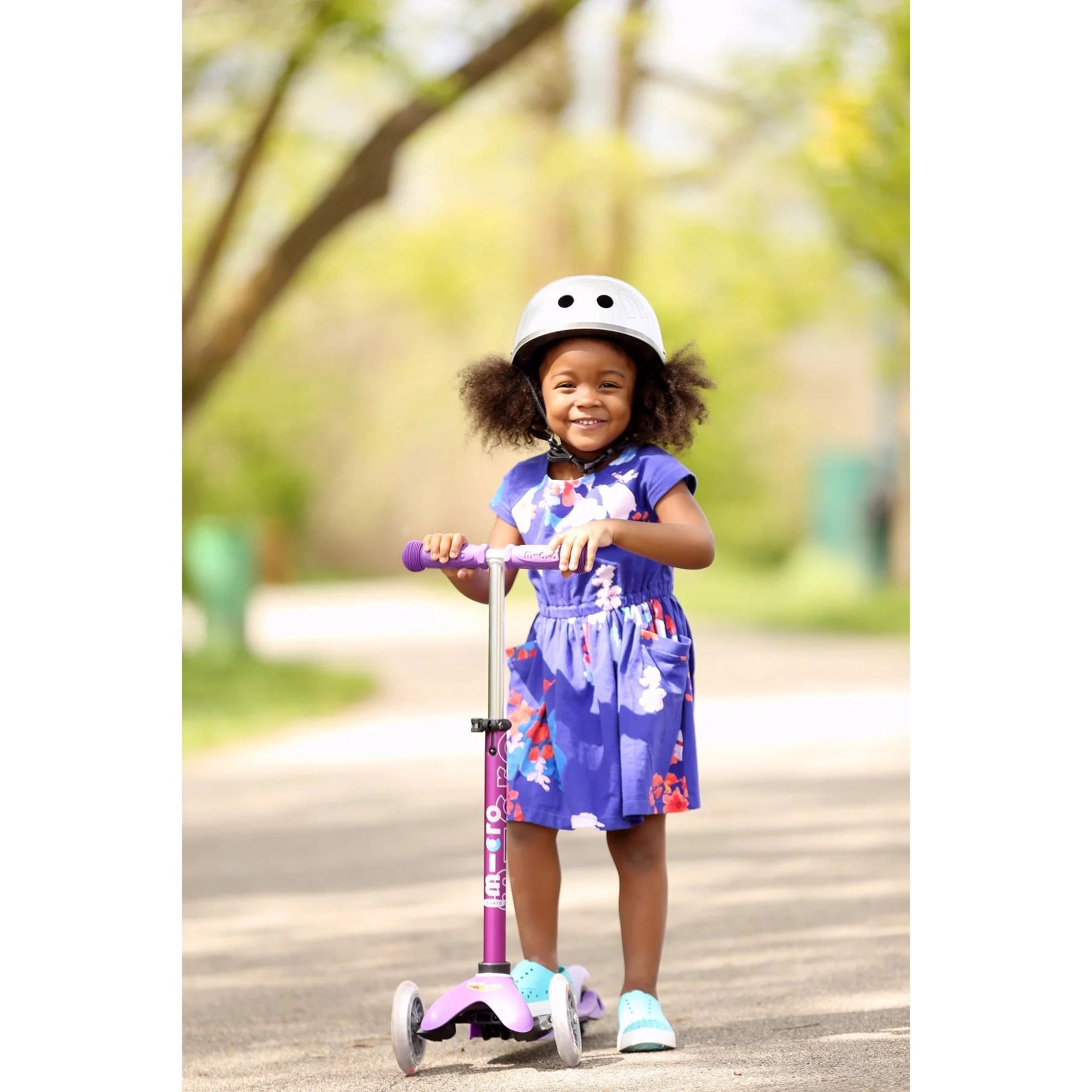 Micro Mini Deluxe - Lavender-MICRO KICKBOARD-Little Giant Kidz