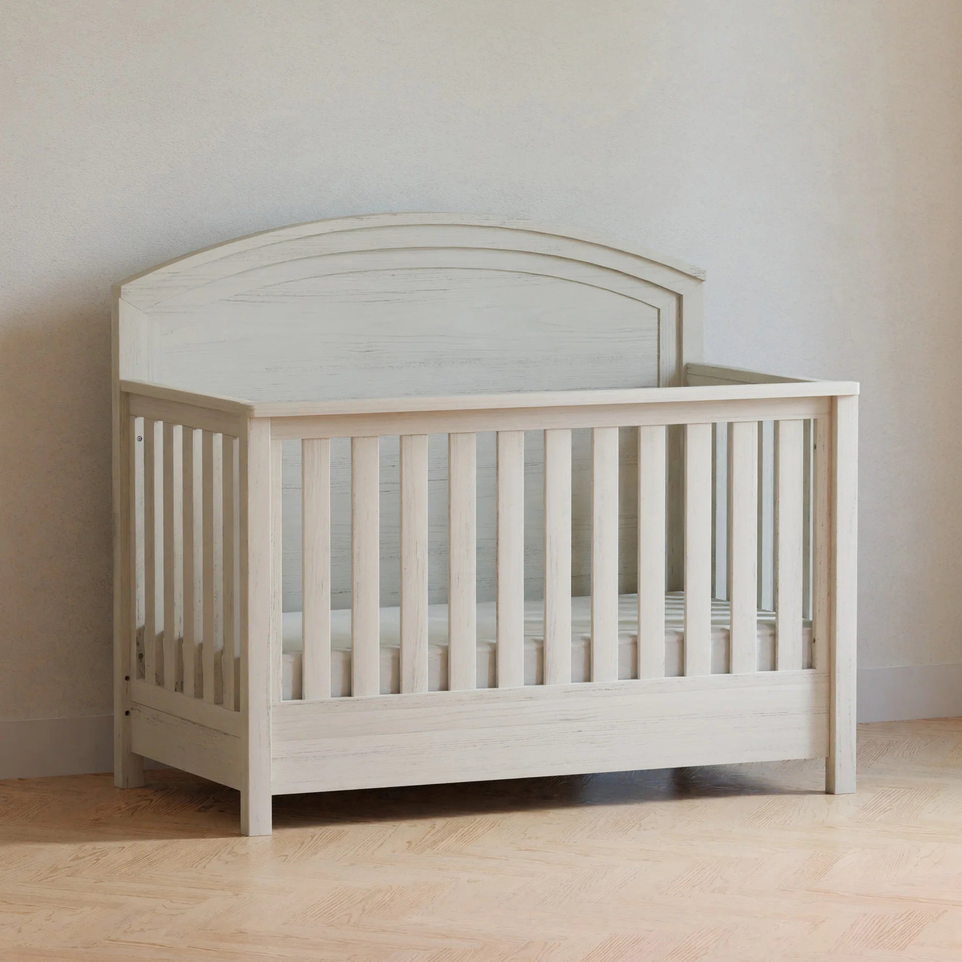 Monogram Hemsted 4-in-1 Convertible Crib - White Driftwood-MONOGRAM-Little Giant Kidz