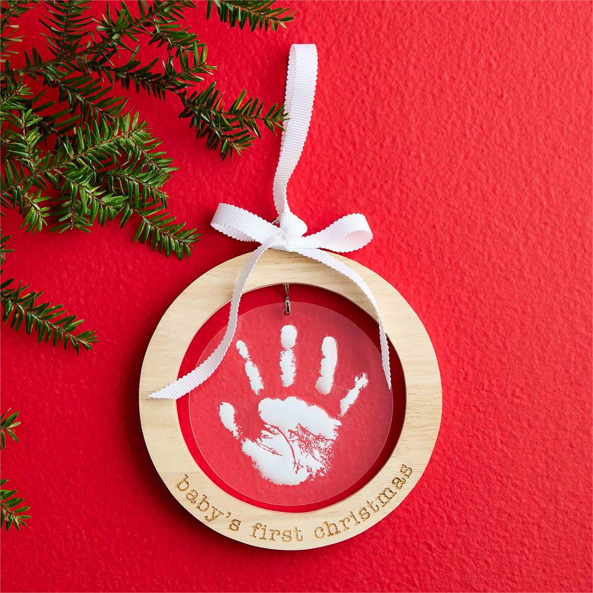 Mud Pie Babys First Handprint Kit Ornament-MUD PIE-Little Giant Kidz