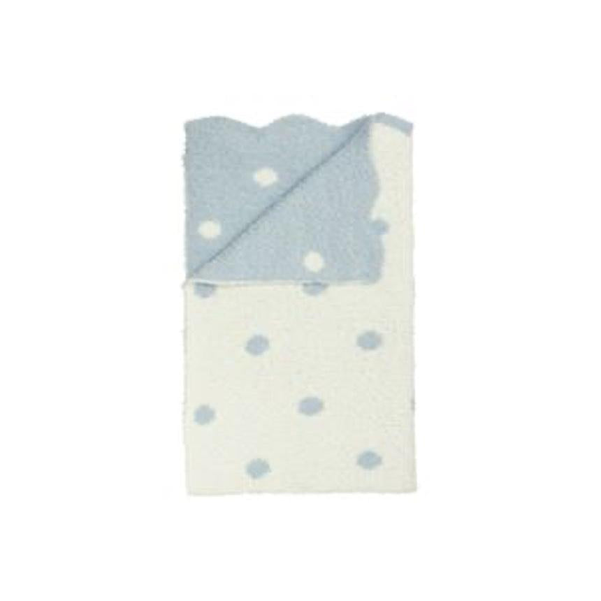 Mud Pie Blue Dot Chenille Blanket-MUD PIE-Little Giant Kidz