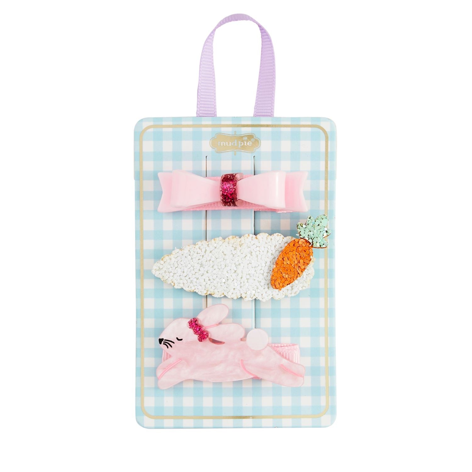 Mud Pie Blue Easter Hairclips-MUD PIE-Little Giant Kidz