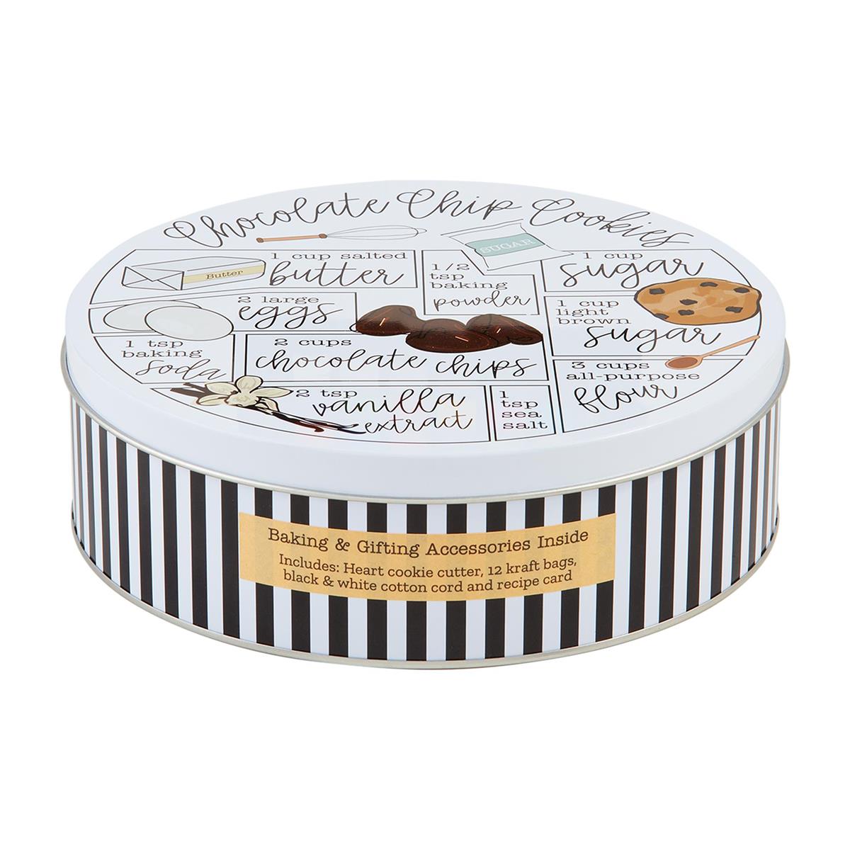 Mud Pie Chocolate Chip Cookie Recipe Tin Set-MUD PIE-Little Giant Kidz