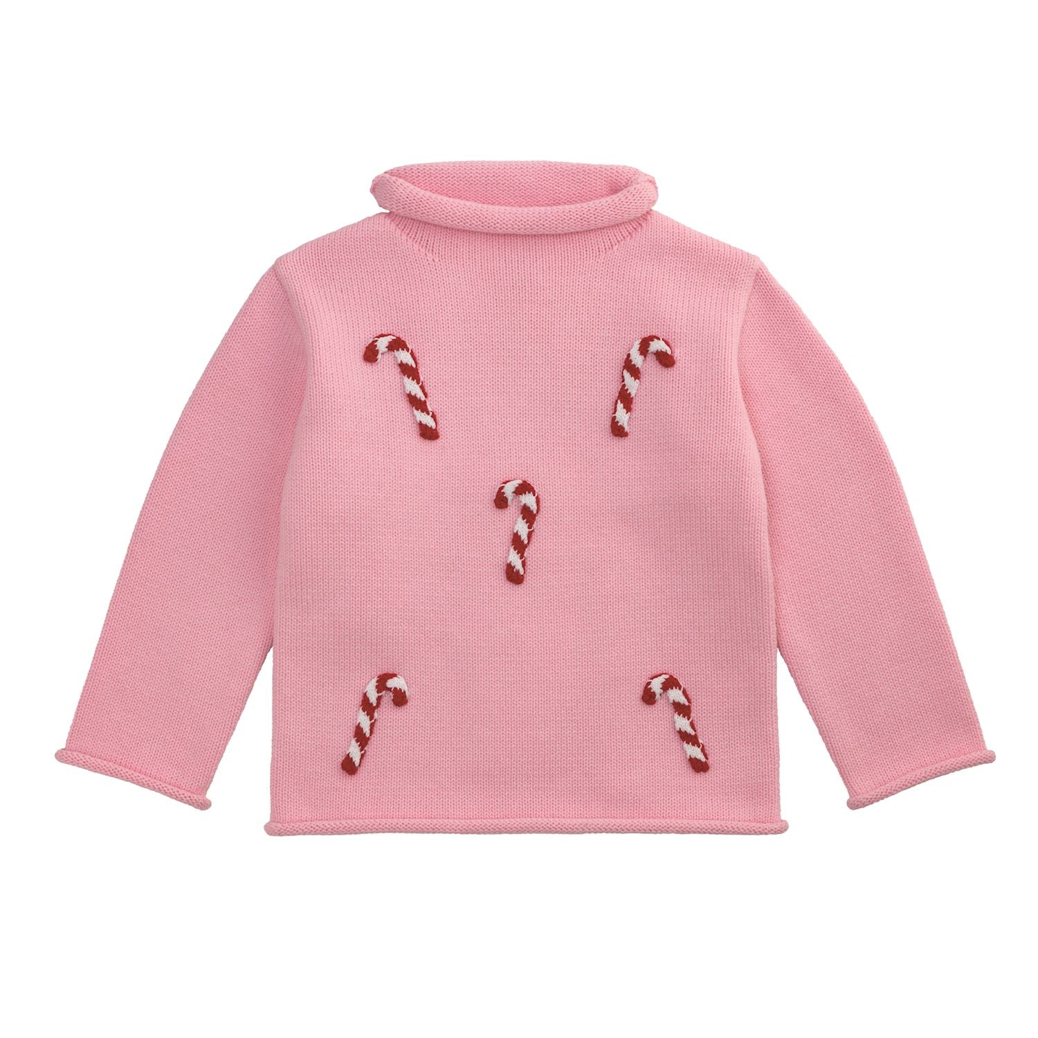 Mud Pie Christmas Candy Cane Rollneck Sweater-MUD PIE-Little Giant Kidz