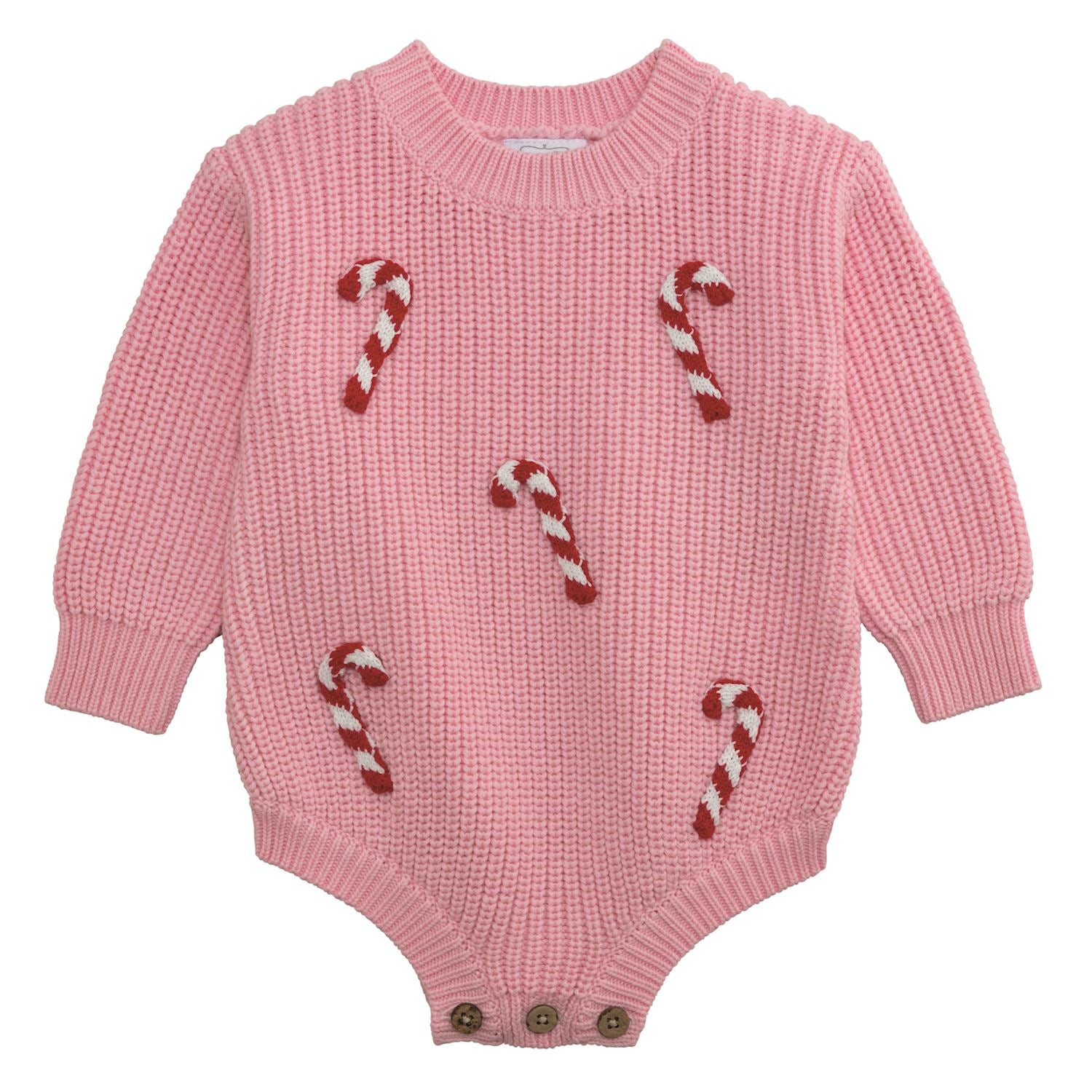 Mud Pie Christmas Candy Cane Sweater Bubble-MUD PIE-Little Giant Kidz