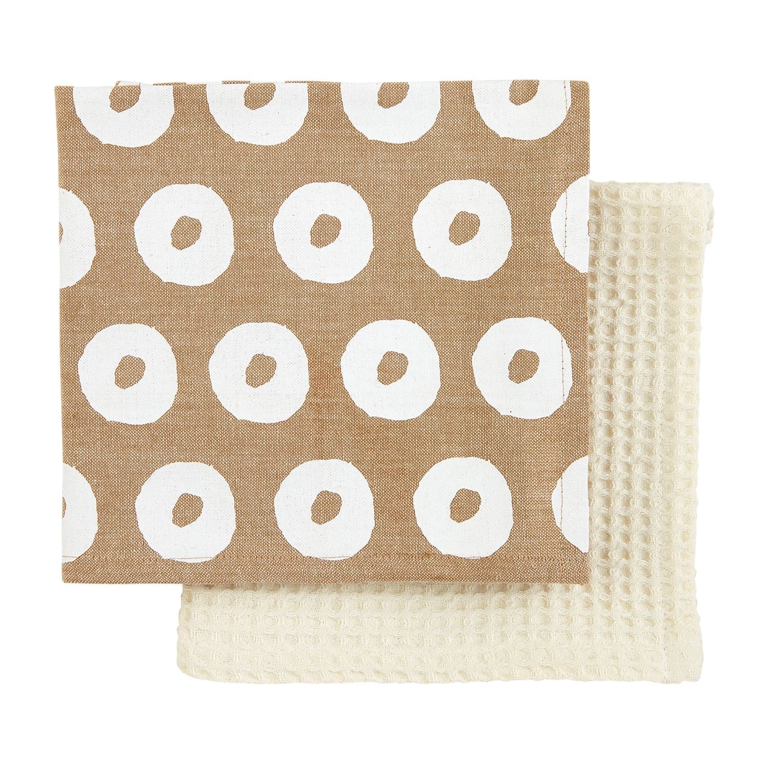 Mud Pie Circle Waffle Towel Set-MUD PIE-Little Giant Kidz