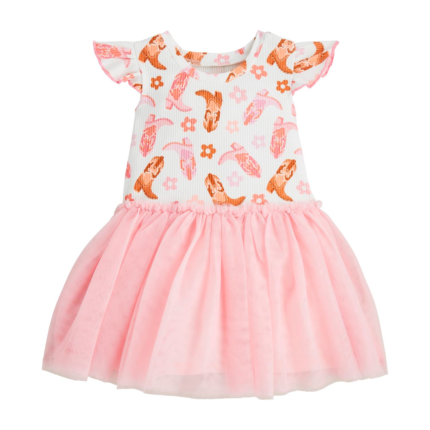 Mud Pie Cowgirl Tutu Dress-MUD PIE-Little Giant Kidz