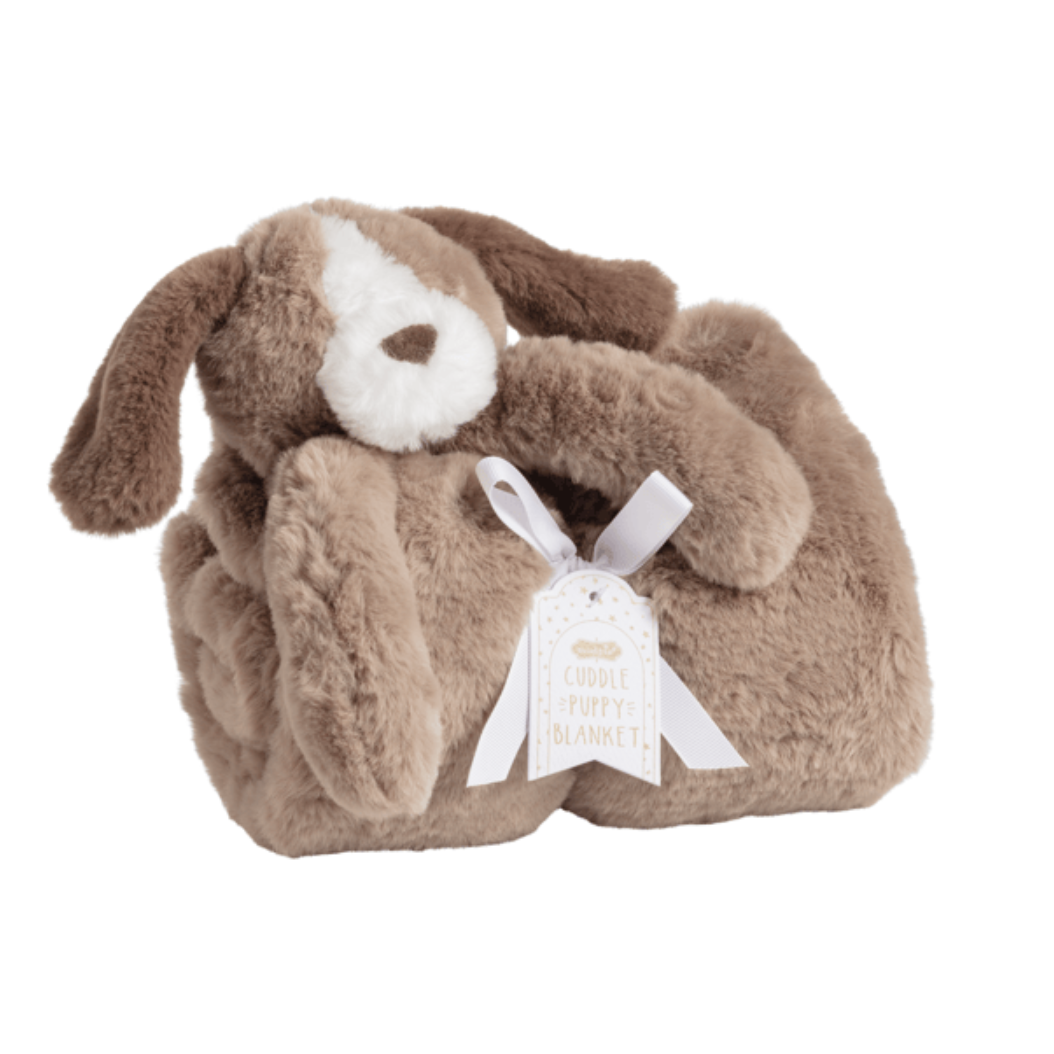 Mud Pie Cuddle Puppy Blanket-MUD PIE-Little Giant Kidz