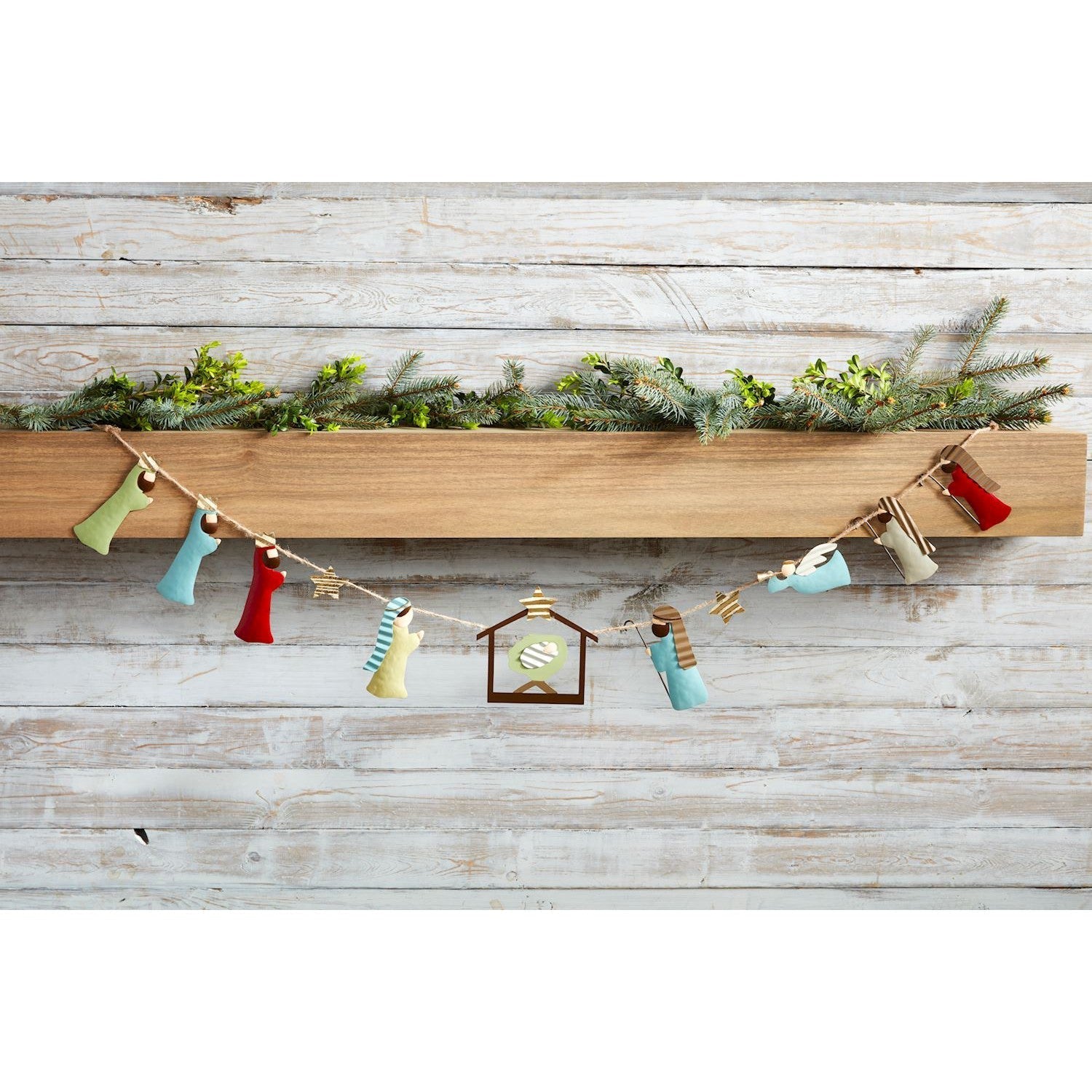 Mud Pie Garland Tin Nativity-MUD PIE-Little Giant Kidz