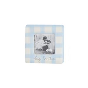 Mud Pie Gingham Big Bro Picture Frame-MUD PIE-Little Giant Kidz