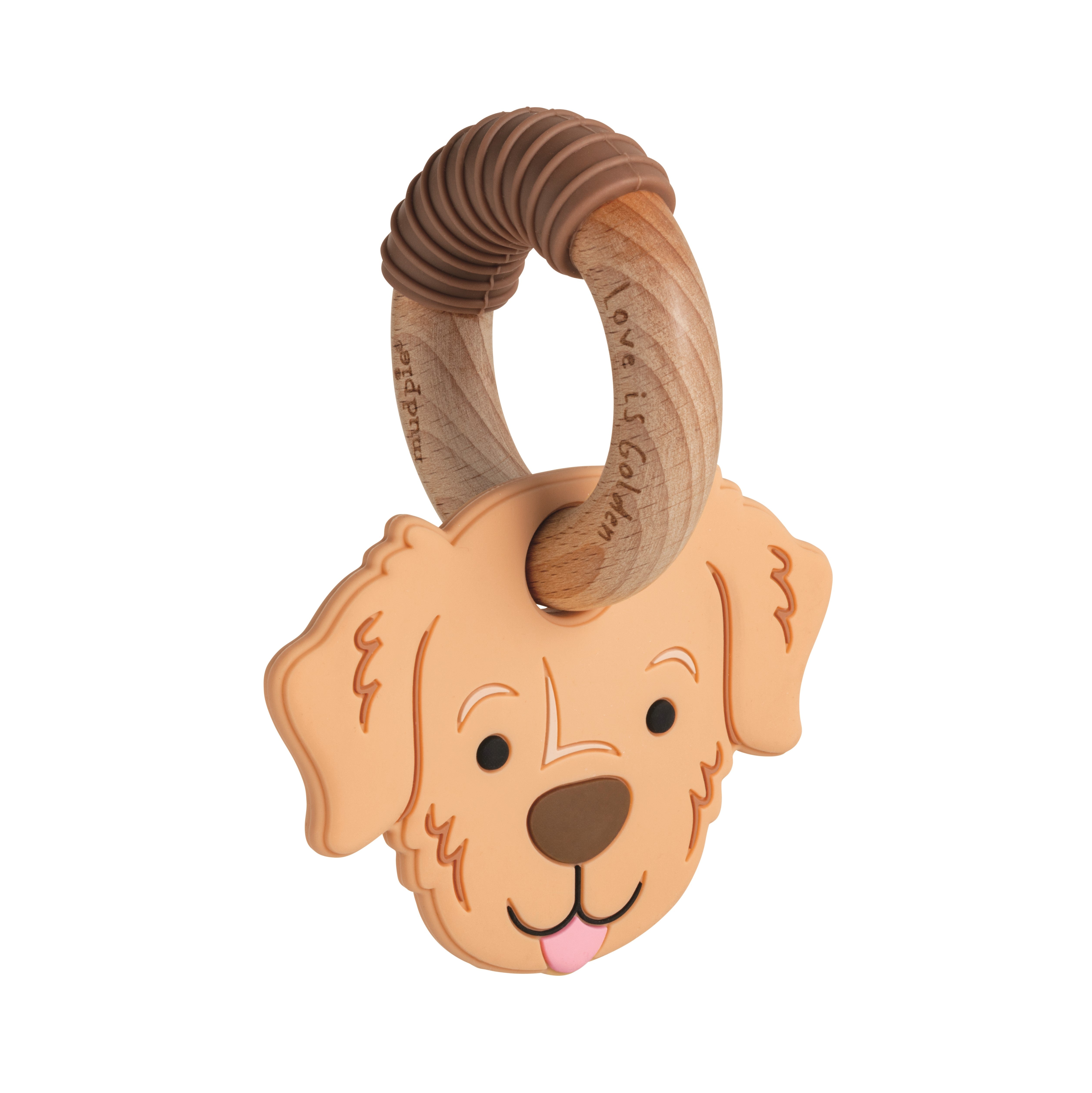 Mud Pie Golden Retriever Teether-MUD PIE-Little Giant Kidz