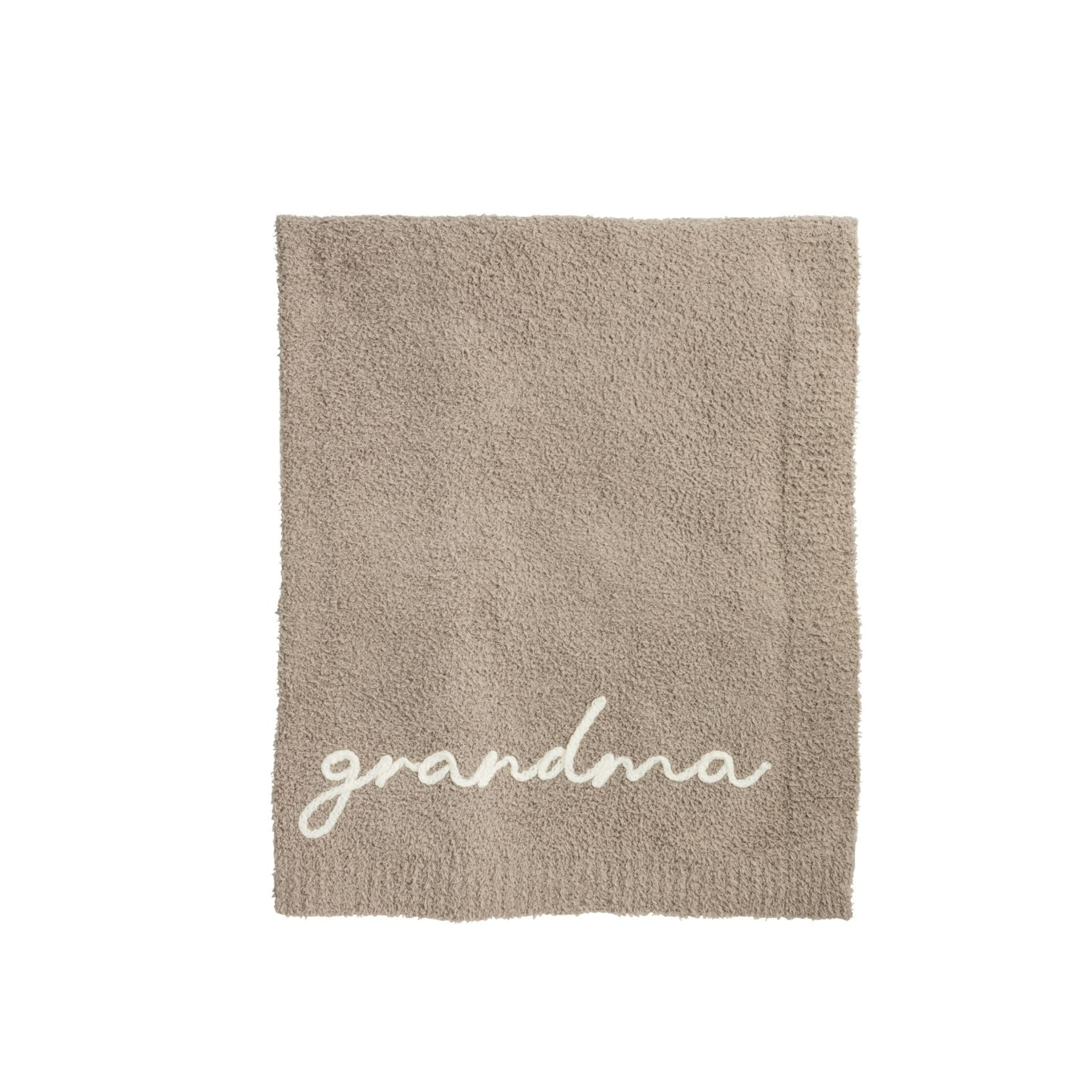 Mud Pie Grandma Blanket-MUD PIE-Little Giant Kidz