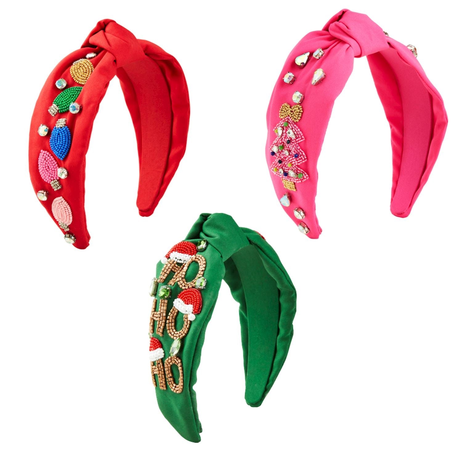 Mud Pie Holiday Beaded Headband-MUD PIE-Little Giant Kidz
