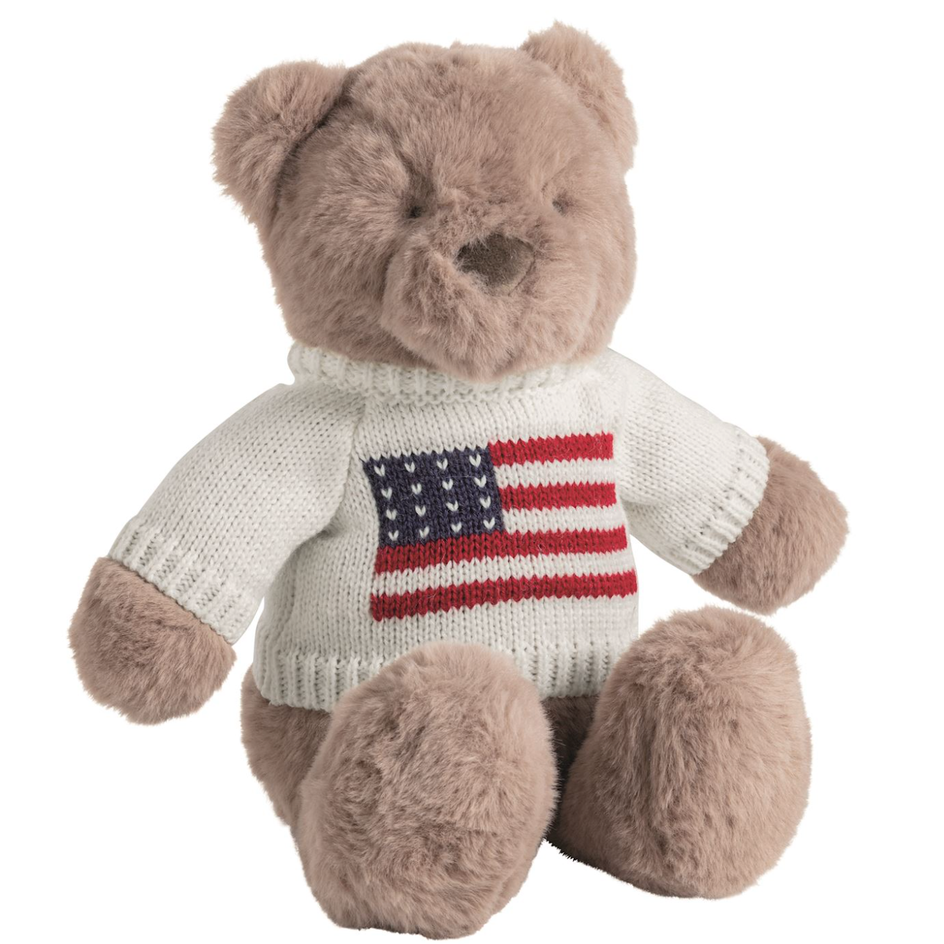 Mud Pie Liberty The Bear Sweater Plush Pal-MUD PIE-Little Giant Kidz