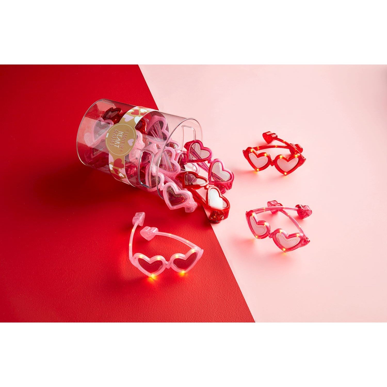 Mud Pie Light-Up Heart Glasses-MUD PIE-Little Giant Kidz