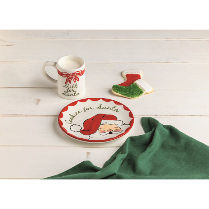 Mud Pie Milk & Cookies For Santa Set-MUD PIE-Little Giant Kidz