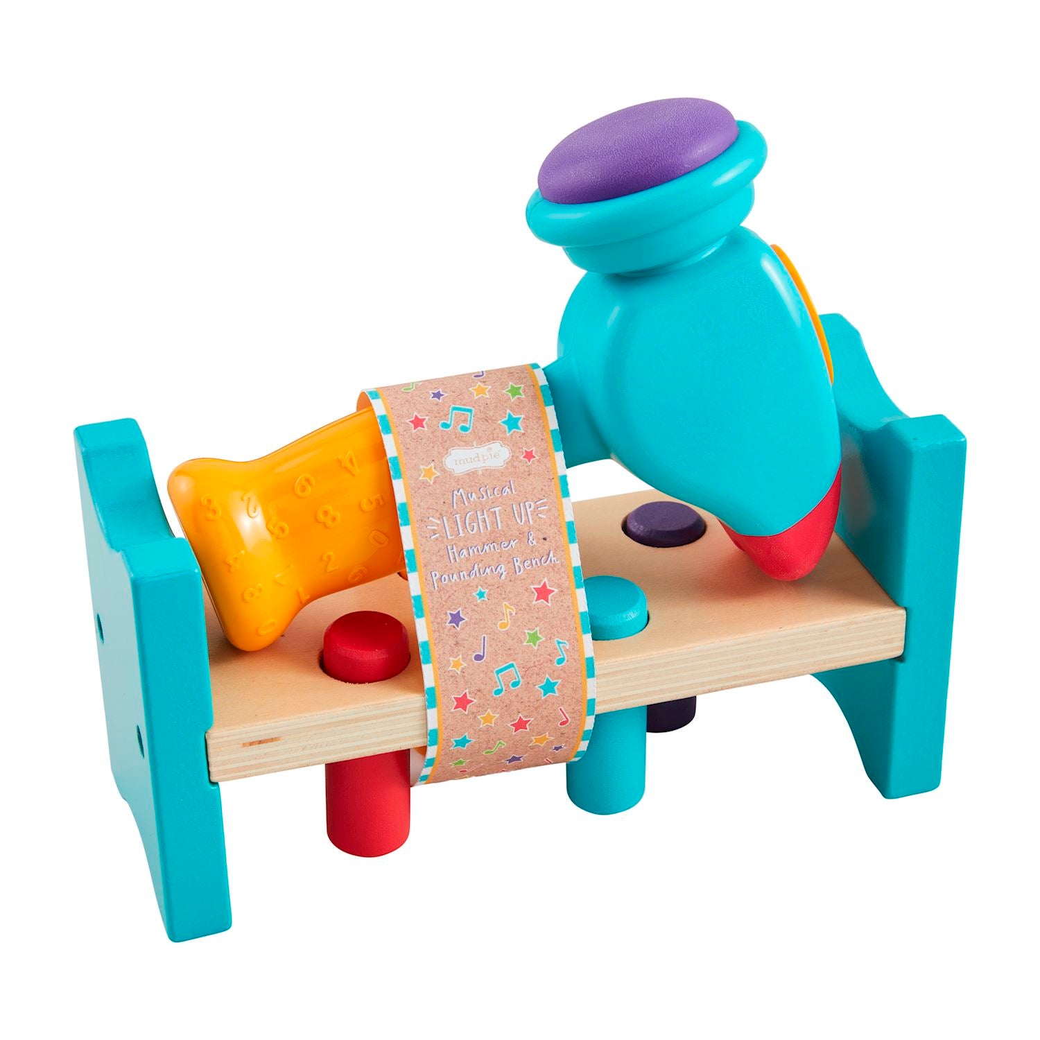 Mud Pie Musical Hammer & Pounding Bench Set-MUD PIE-Little Giant Kidz
