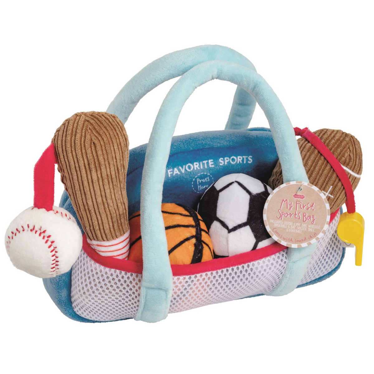 Mud Pie My First Sports Bag Plush Set-MUD PIE-Little Giant Kidz