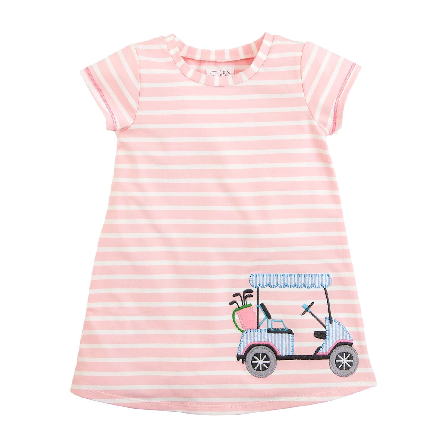 Mud Pie Pink Golf T-Shirt Dress-MUD PIE-Little Giant Kidz