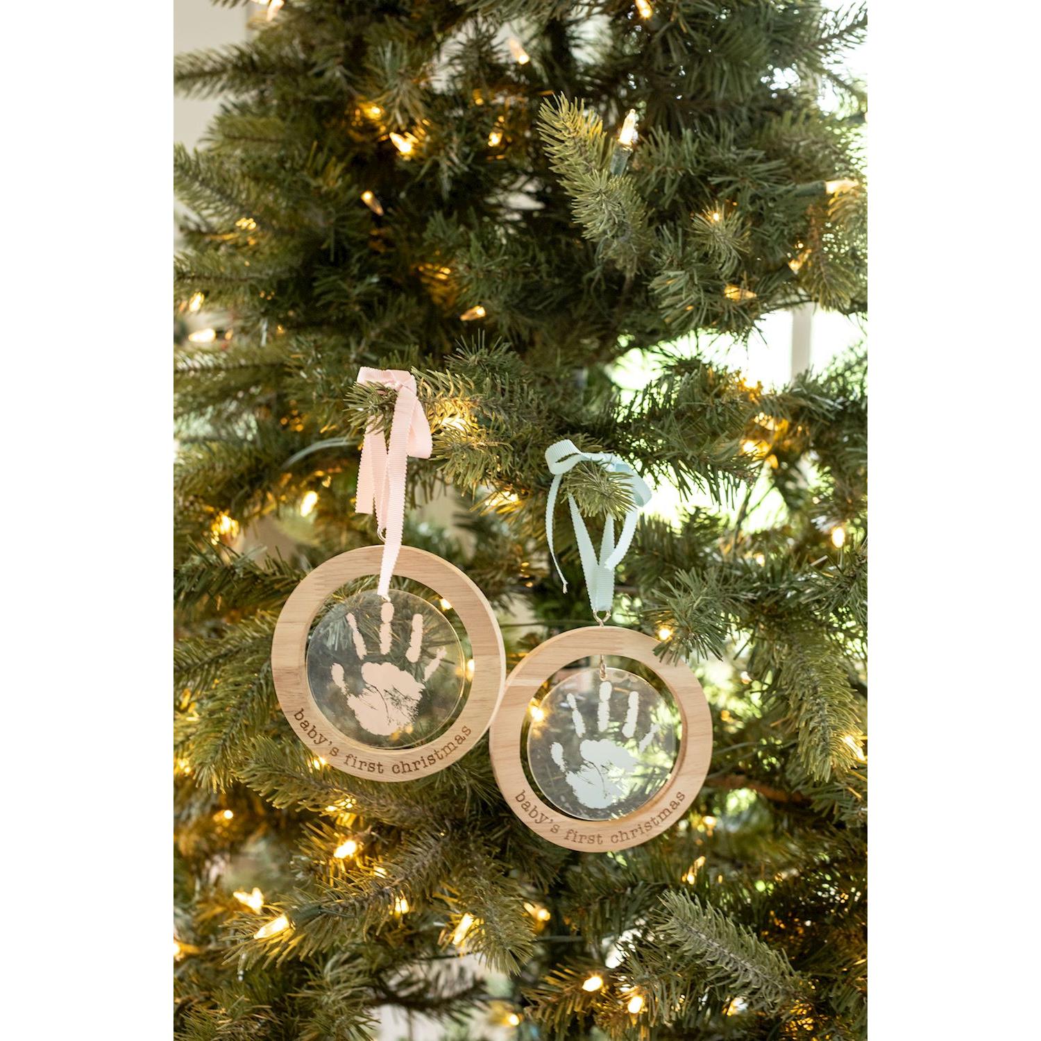 Mud Pie Pink Handprint Kit Ornament-MUD PIE-Little Giant Kidz