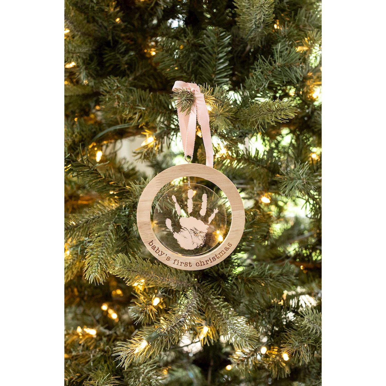 Mud Pie Pink Handprint Kit Ornament-MUD PIE-Little Giant Kidz