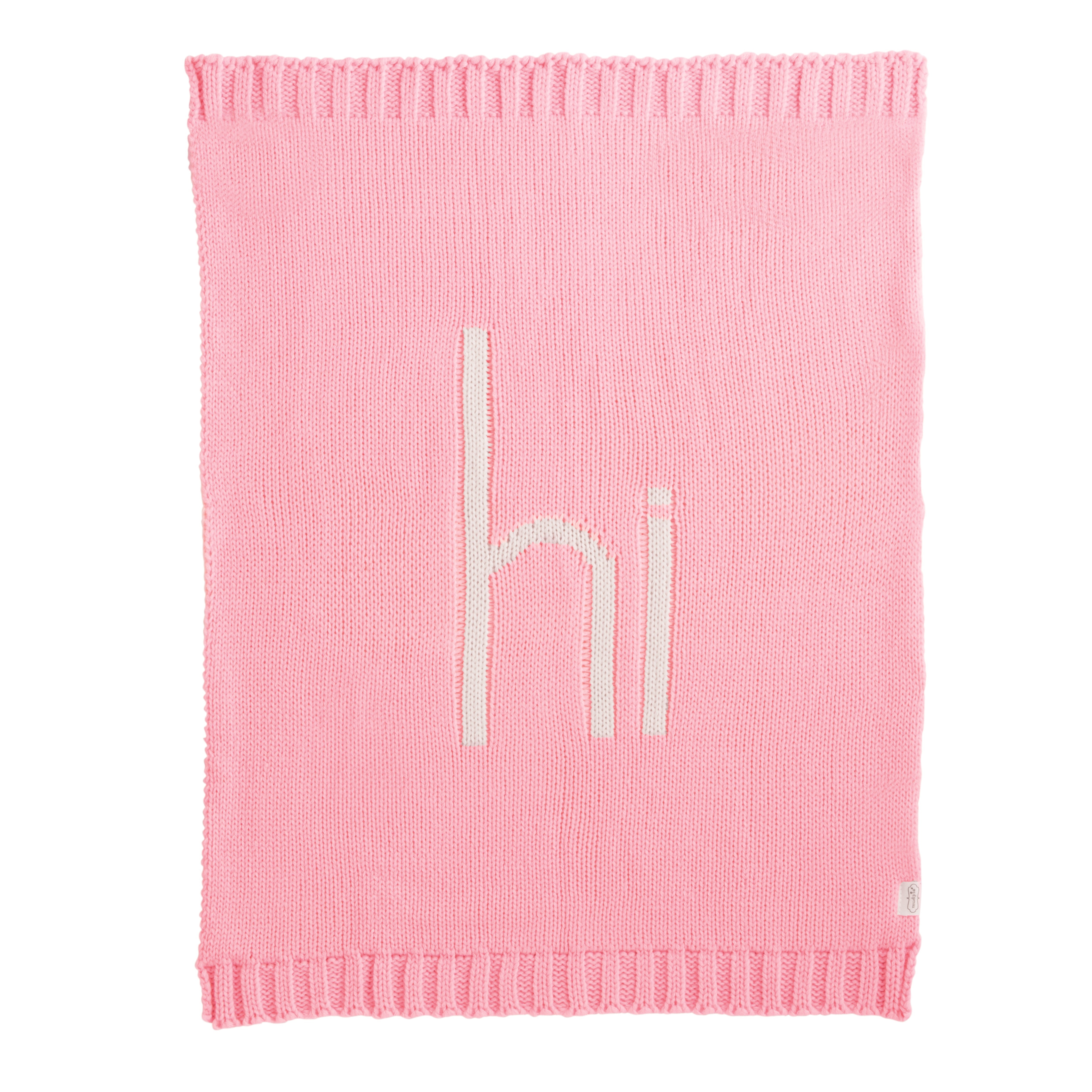 Mud Pie Pink Hi Baby Blanket -MUD PIE-Little Giant Kidz
