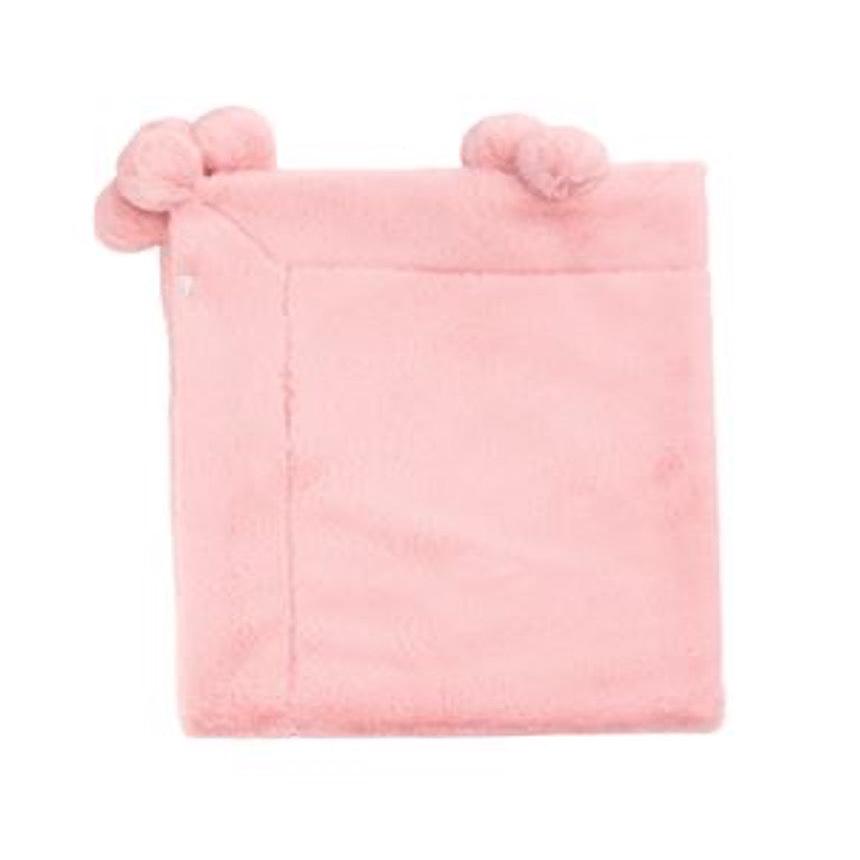 Mud Pie Pink Pom Blanket-MUD PIE-Little Giant Kidz