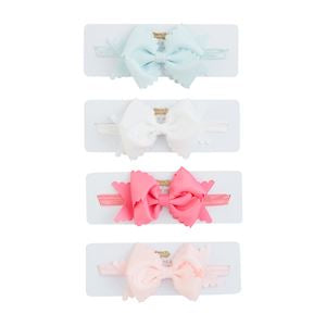 Mud Pie Scallop Bow Headbands-MUD PIE-Little Giant Kidz