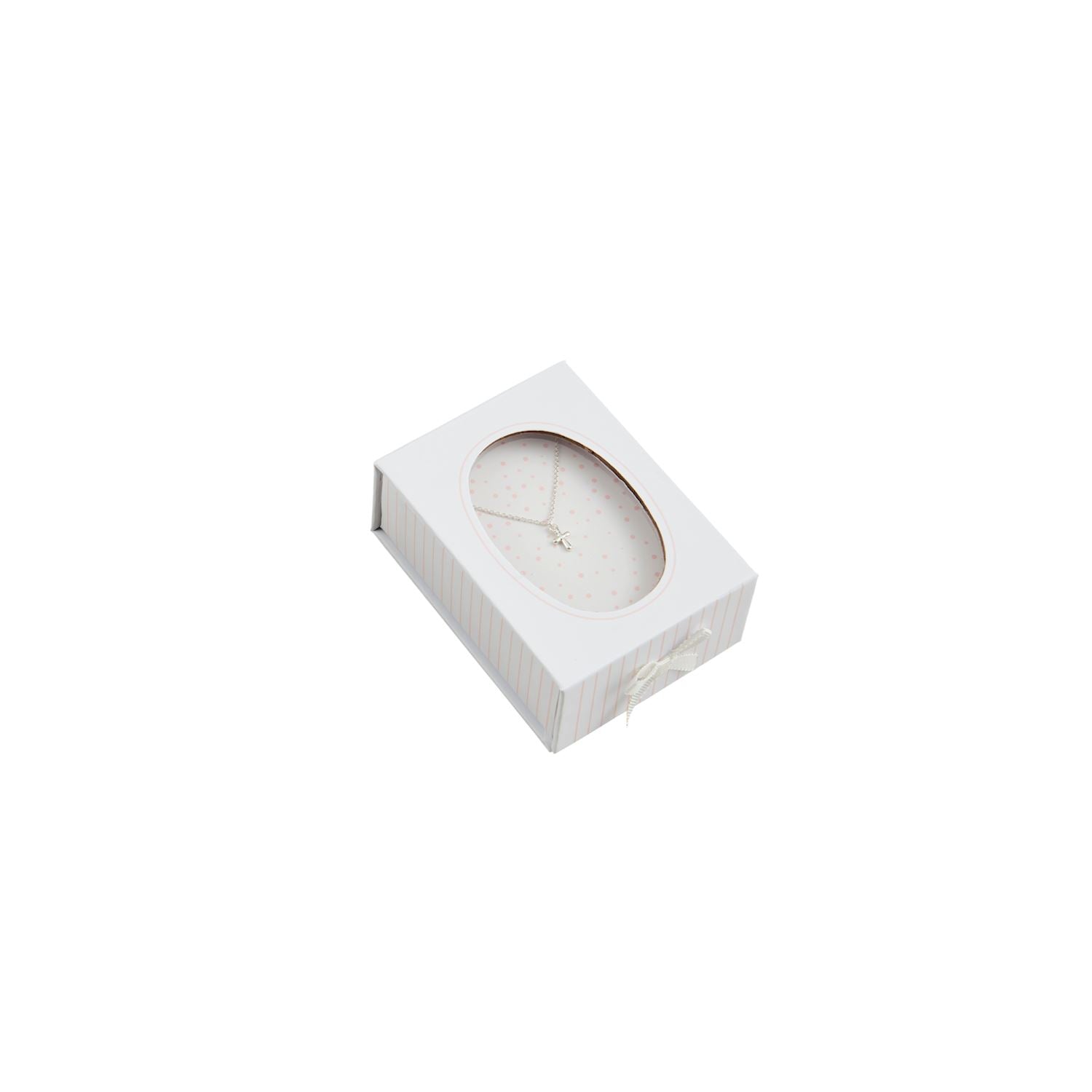 Mud Pie Silver Boxed Cross Necklace-MUD PIE-Little Giant Kidz