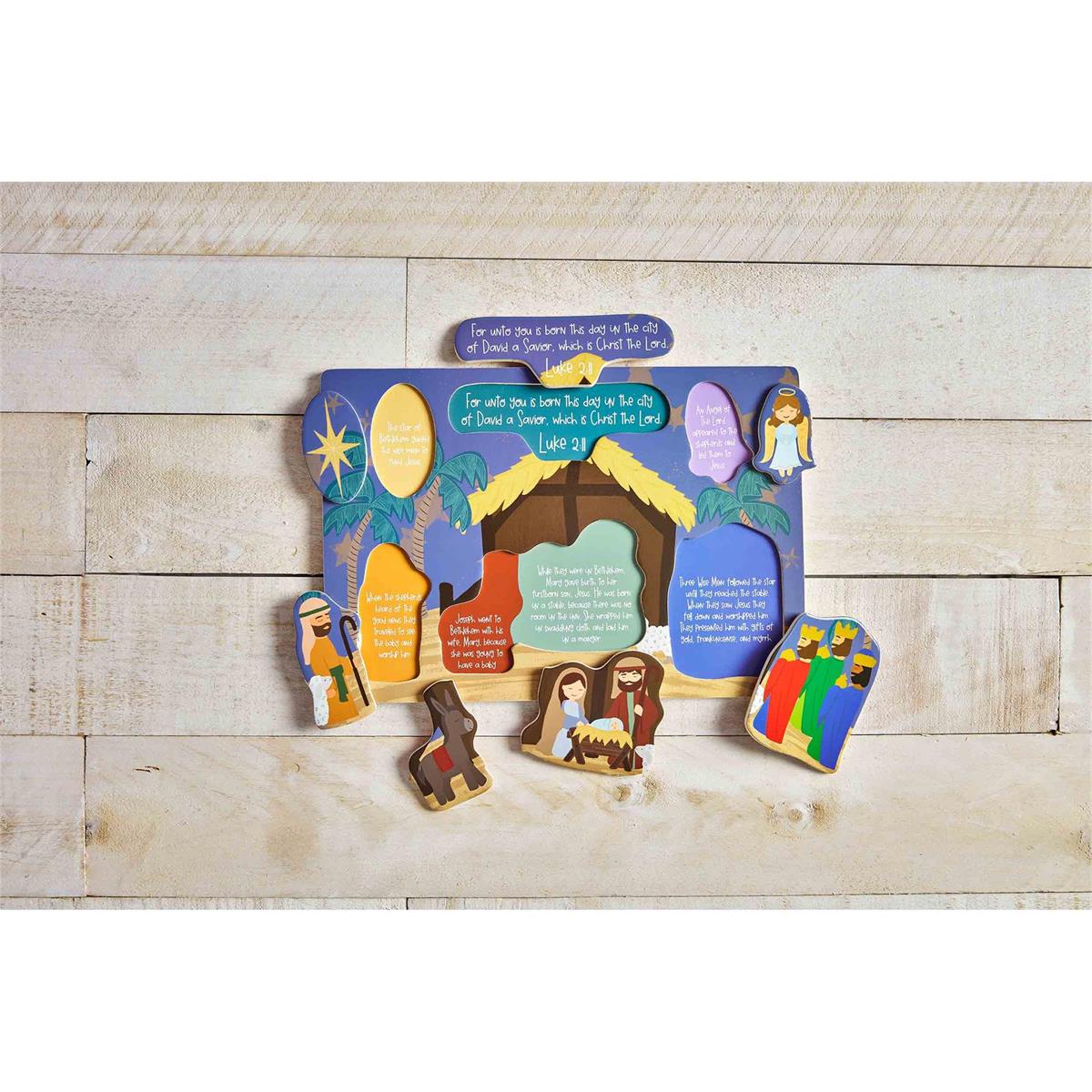 Mud Pie The Nativity Story Wood Puzzle