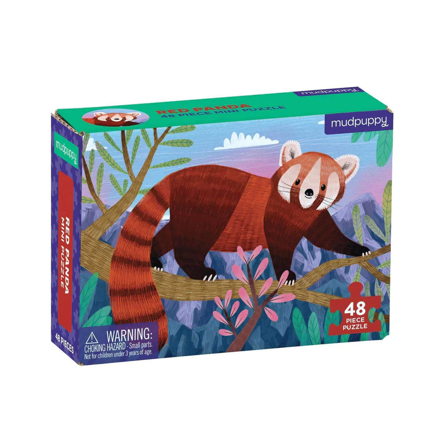 Mudpuppy 48 Piece Mini Puzzle - Red Panda-MUDPUPPY-Little Giant Kidz