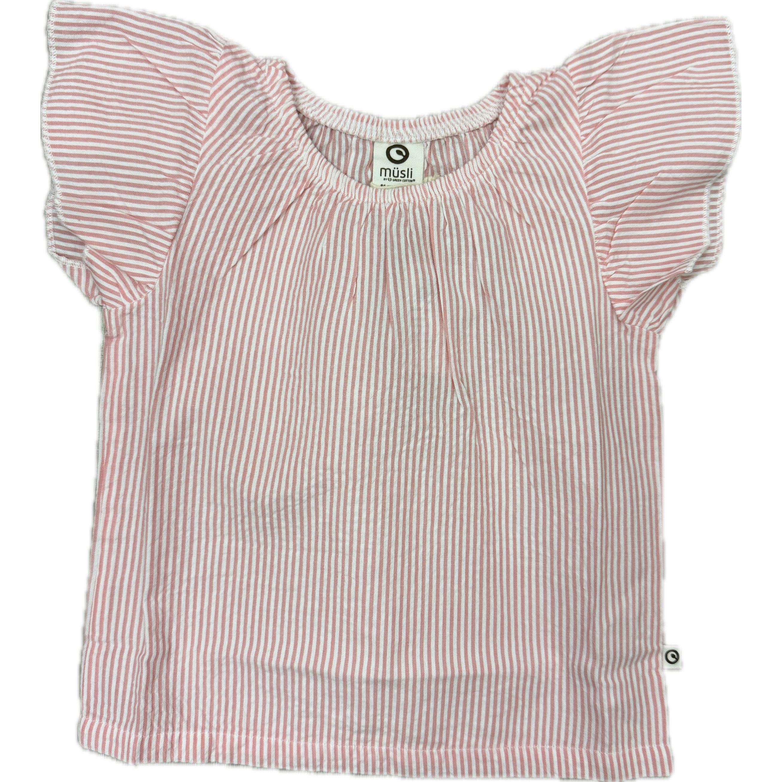 Müsli Baby Seersucker Fill Top- Balsam Cream & Bubblegum-Müsli Green Cotton Group-Little Giant Kidz