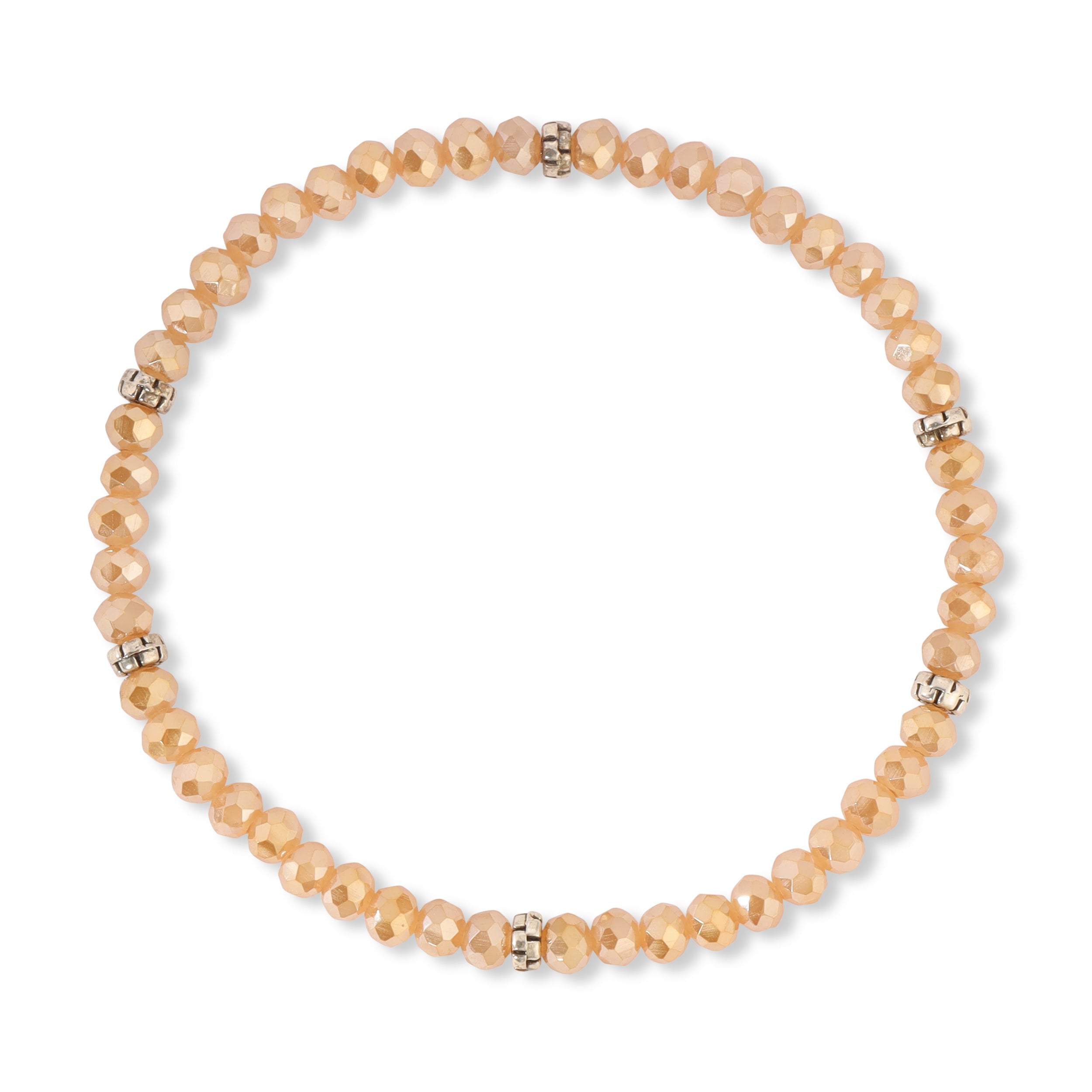 My FUN Colors Mini Crystal Bracelet Sahara ab / Silver Accent-My FUN Colors-Little Giant Kidz