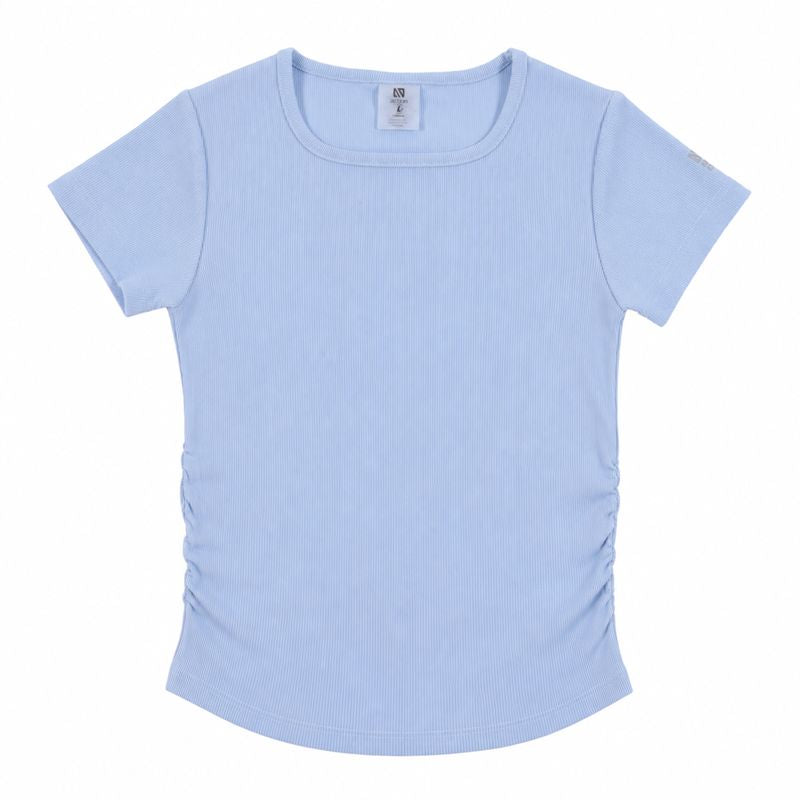 NANÖ Athletic Crop T-Shirt- Blue-NORUK-Little Giant Kidz