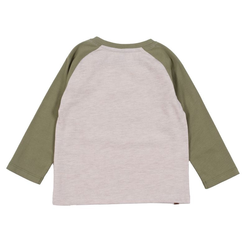 NANÖ Long Sleeve T-shirt- Olive-NORUK-Little Giant Kidz