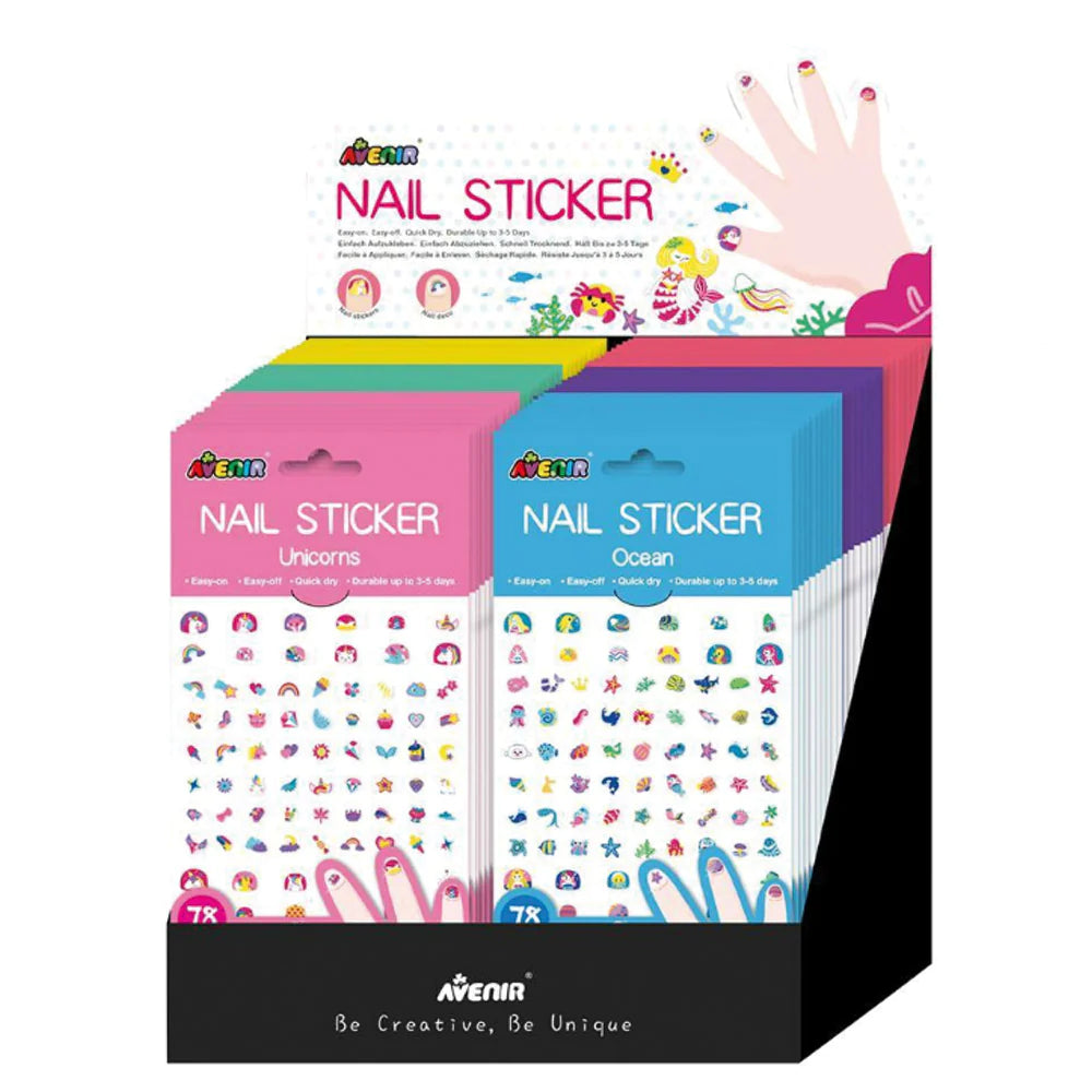 Nail Stickers - 78 Pieces by Avenir-DAM Good Ideas-Little Giant Kidz