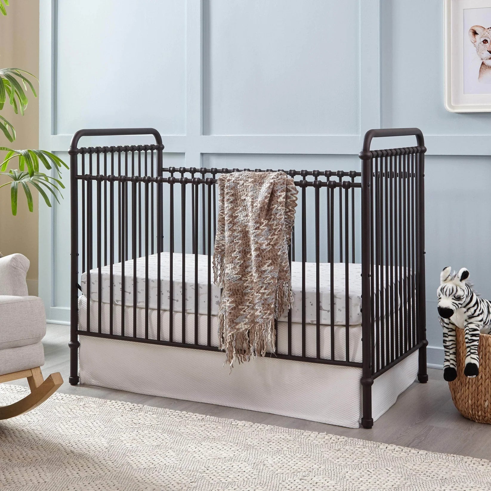 Namesake Abigail 3-in-1 Convertible Crib - Vintage Iron-NAMESAKE-Little Giant Kidz