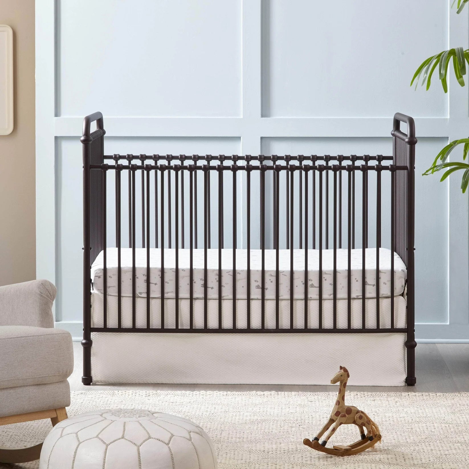 Namesake Abigail 3-in-1 Convertible Crib - Vintage Iron-NAMESAKE-Little Giant Kidz