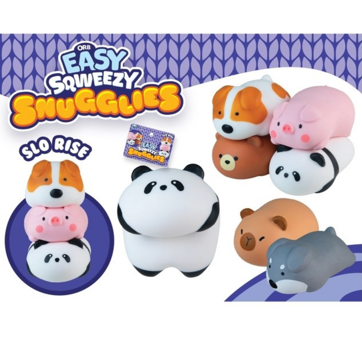 ORB TOYS Easy Sqweezy Snugglies-ORB TOYS-Little Giant Kidz