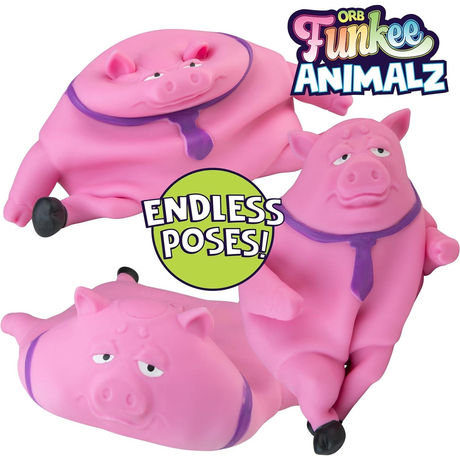 ORB Toys Funkee Animalz Jumbo- Pig-ORB TOYS-Little Giant Kidz