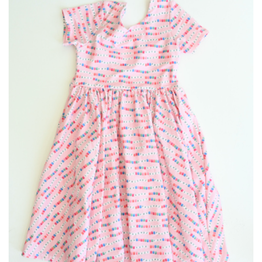 Ollie Jay Classic Twirl Dress- Besties-Ollie Jay-Little Giant Kidz