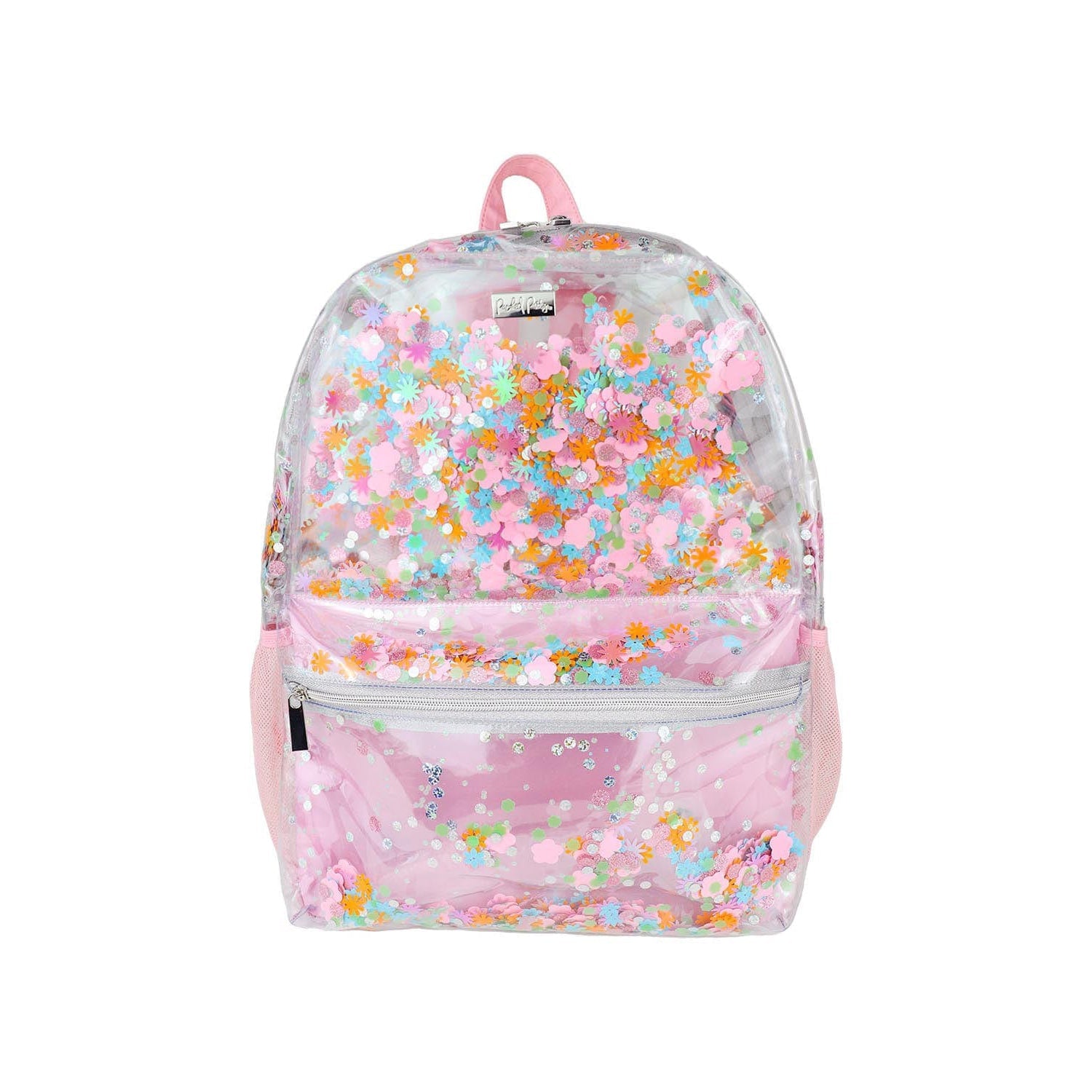 clear mini sparkly backpack Flower Shop Confetti Clear Backpack MEDIUM