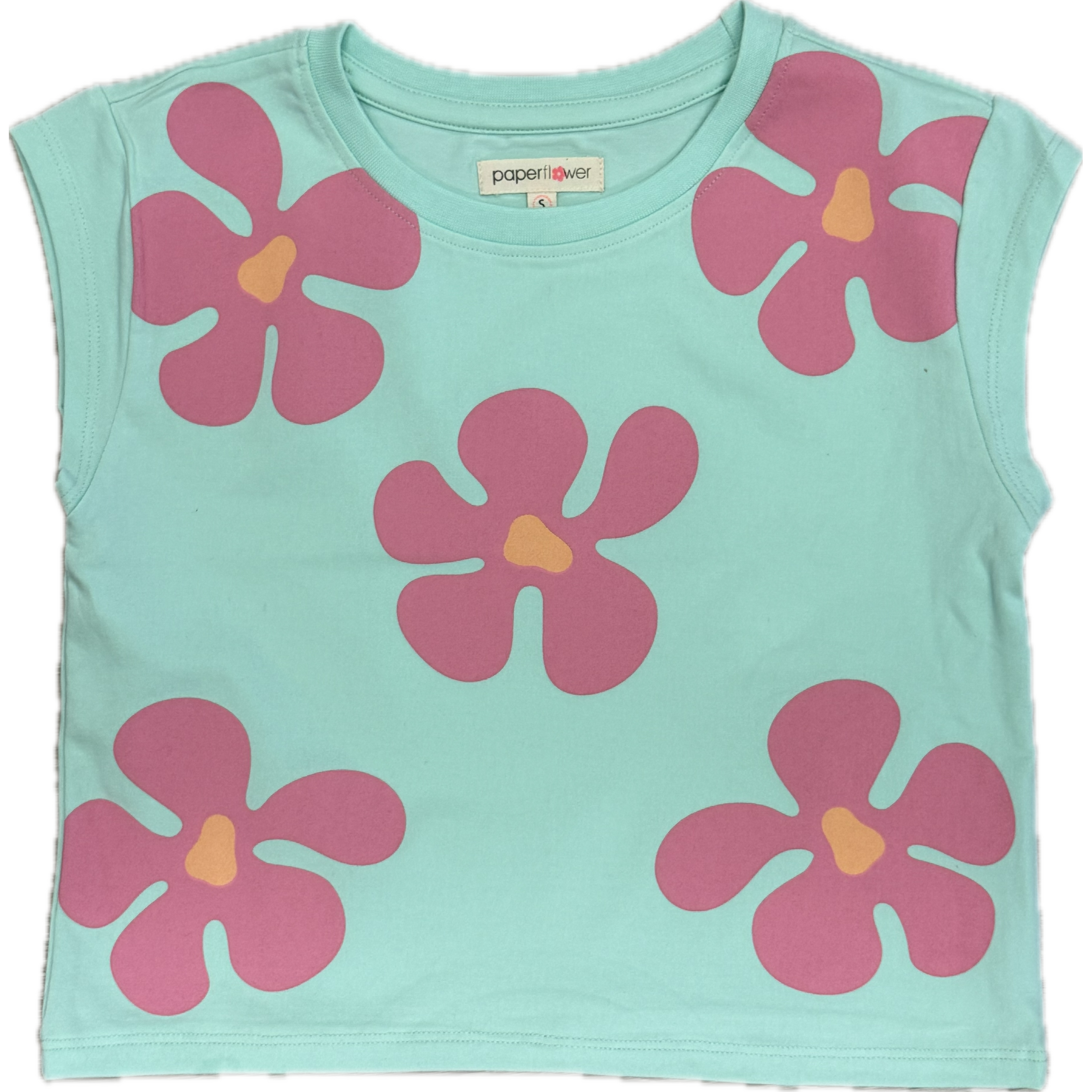 Paper Flower- Flowers Pattern Shirt-Paper Flower-Little Giant Kidz