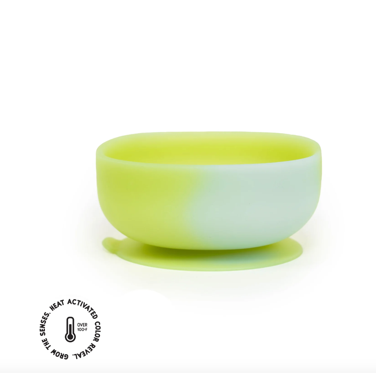Paperclip - Color Changing Suction Bowl - Aurora Green & Cloud Blue-Paperclip-Little Giant Kidz