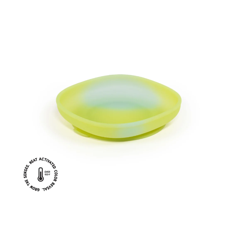 Paperclip - Color Changing Suction Plate - Aurora Green & Cloud Blue-Paperclip-Little Giant Kidz