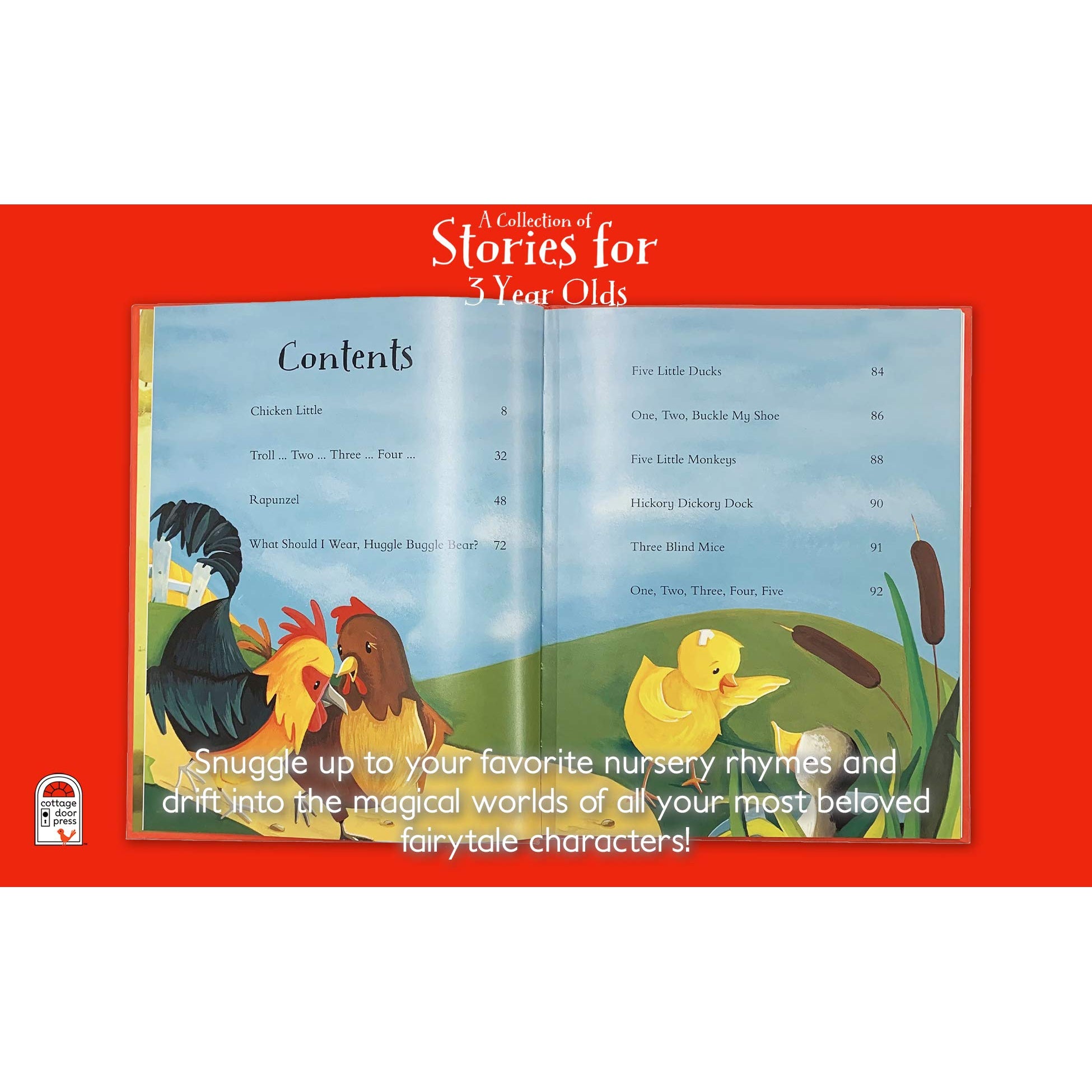 Parragon Books: A Collection of Stories for 3-Year-Olds (Hardcover Book)-COTTAGE DOOR PRESS-Little Giant Kidz