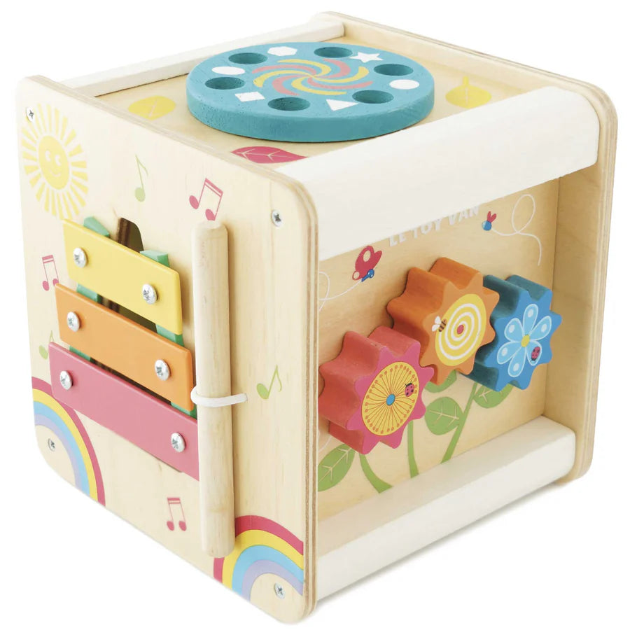 Petilou® Activity Wooden Cube-LE TOY VAN-Little Giant Kidz