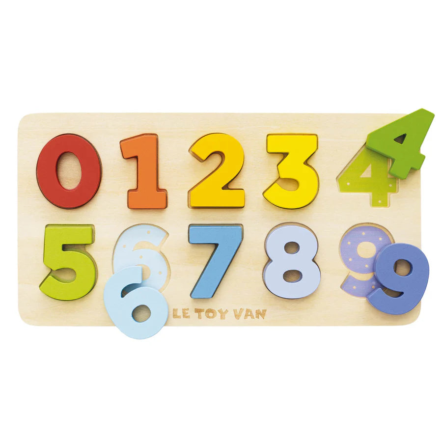Petilou® Counting Wooden Numbers Shape Sorter-LE TOY VAN-Little Giant Kidz