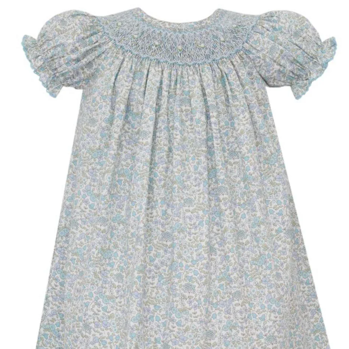 Petit Bebe Andrea Liberty Bishop Dress-PETIT BEBE-Little Giant Kidz