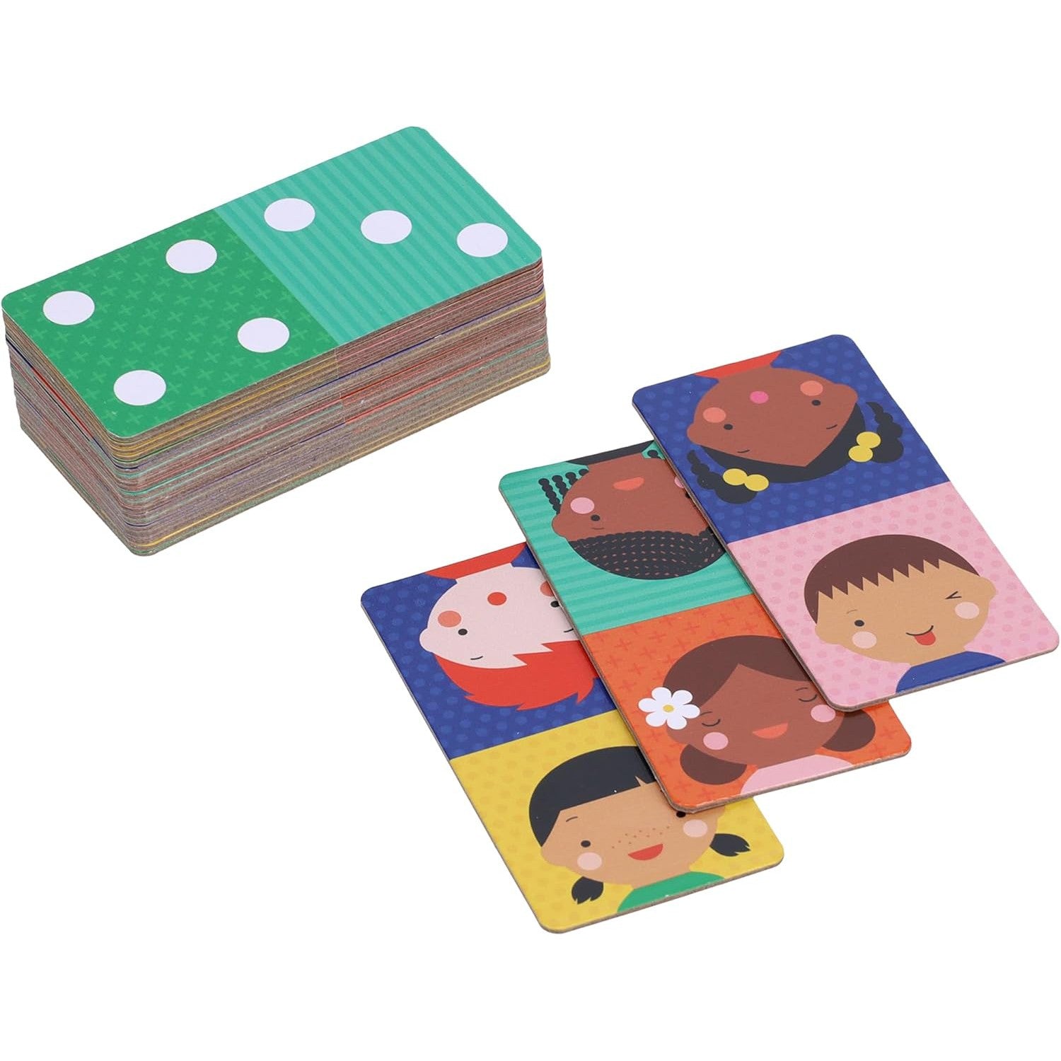 Petit Collage Dominoes Spot the Feelings Friends-Petit Collage-Little Giant Kidz