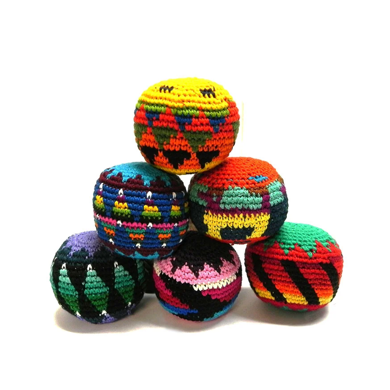 Pichincha Crochet Footbag Kick Ball - Hacky Sack-Pinchincha-Little Giant Kidz